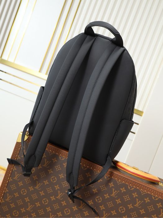 Louis Vuitton Discovery рюкзак мужской черный кожаный портфель ранец