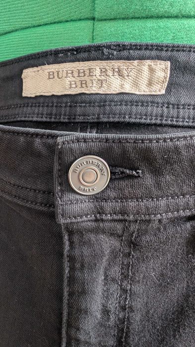 Oryginalne jeansy Burberry Brit Skinny High-Rise