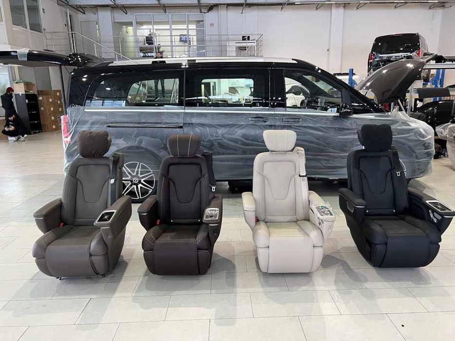 Сидіння салон реклайнери Mercedes V-klass Вито Vito V-Class W447 трансформери встановлення в будь яке авто тюнінг переобладнання
