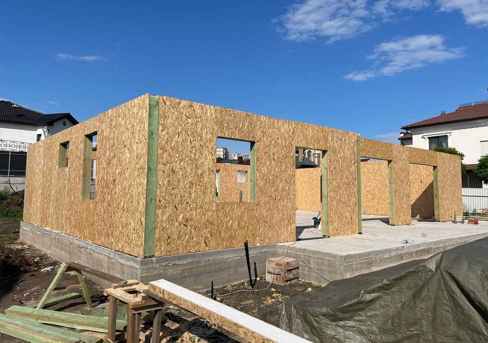 Енергоефективний будинок 168 м2 за 45 днів з СІП панелей в Тетієві