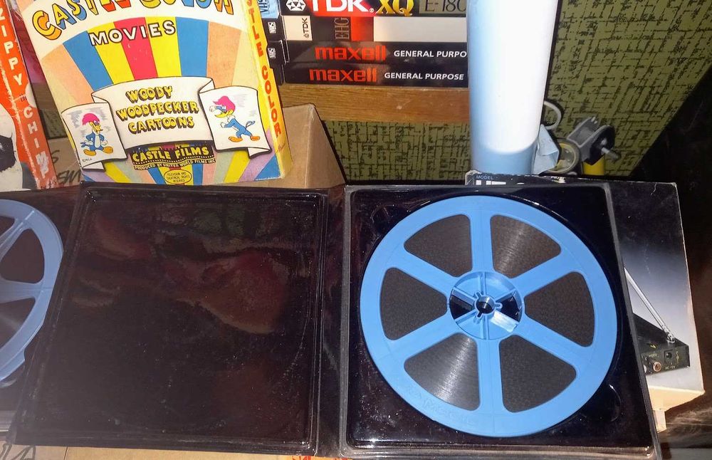 Lote 5 Filmes Super 8 / 8mm Vintage – Alien, African Queen, Woody Woodpecker, Zippy