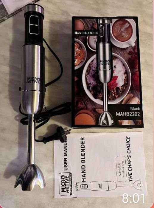 Професійний !. Блендер ручний заглибний MAHB2202-реальных 1000вт.