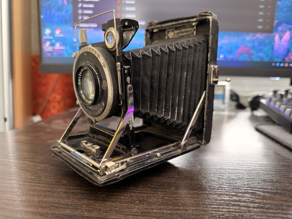 Раритет! K.W. Patent Etui 6.5x9 | Carl Zeiss Tessar 10.5cm f/4.5 | РОБОЧА