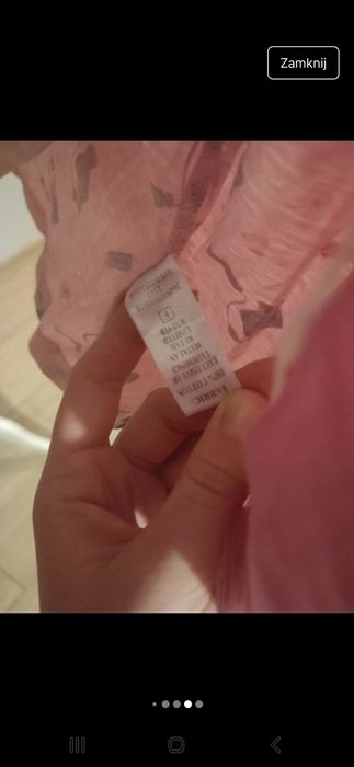 Szlafrok piżama bawełniana rozmiar L