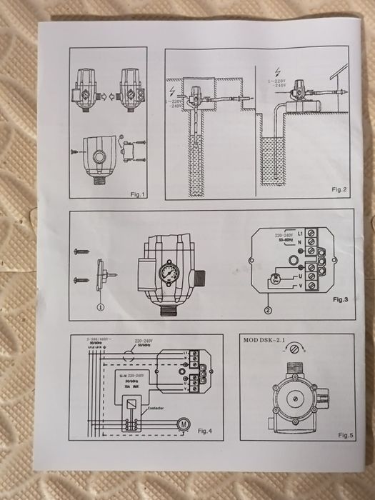 Bomba Submersível VEVOR 550W + Controlador Automático Poço/Furo