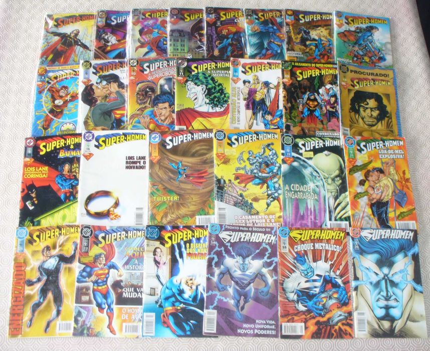 Super-Homem DC- 2ª Série (45 nºs) Abril (Brasil) série completa