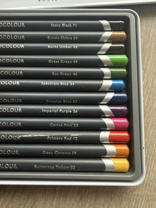 Derwent kredki 12 kolorów pro