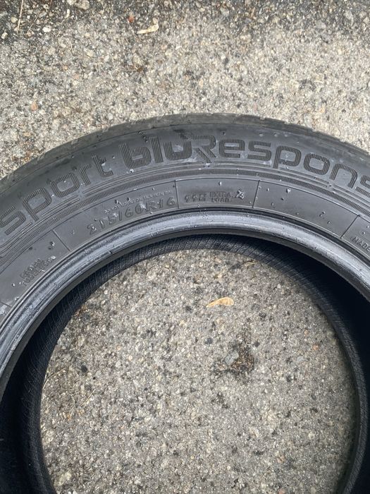 Продам шины, резину Dunlop , 215.60 R 16 Лето