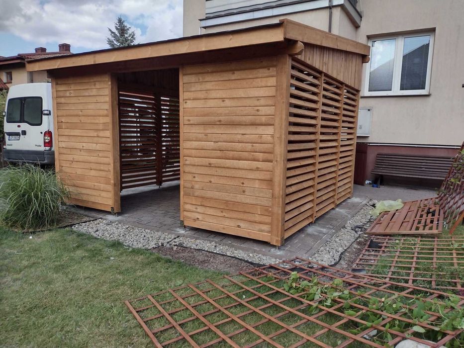 Altana  ogrodowa 3 m x 4 m z dachem jednospadowym