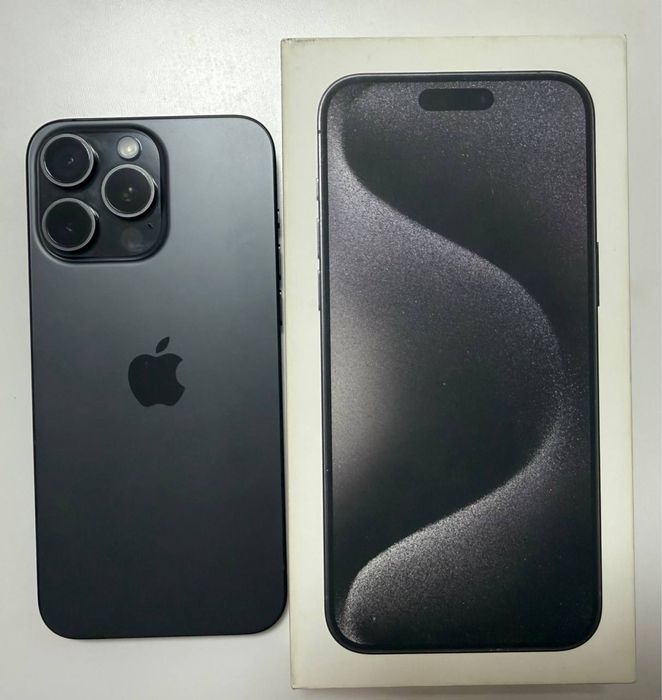 iPhone 15 pro max, 512 GB, Black Titanium