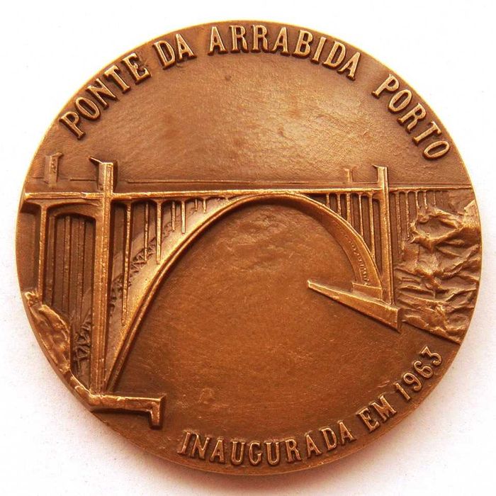 Medalha de Bronze Ponte da Arrábida Porto JAE por JOAQUIM CORREIA