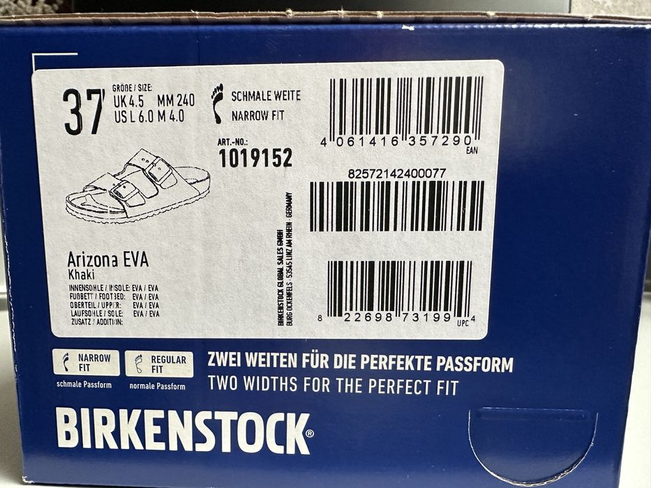 Шльопанці Birkenstock Arizona EVA