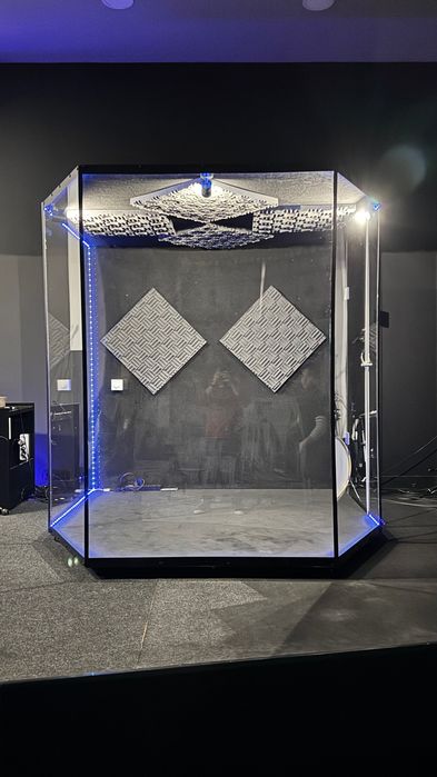 Aquário Acústico Bateria Hexagonal