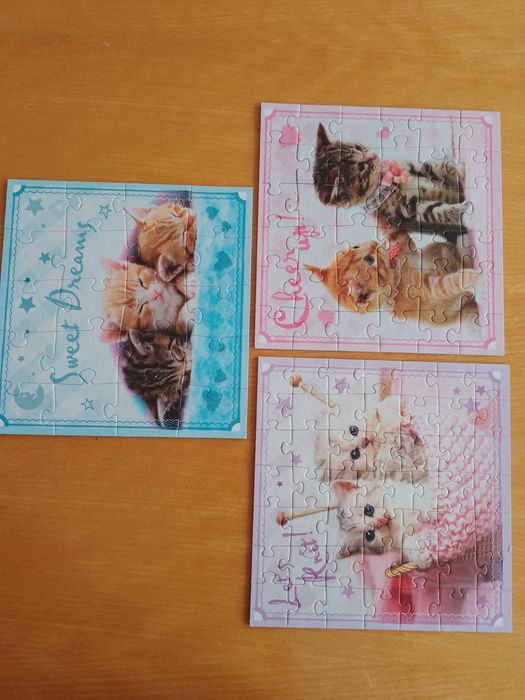Puzzle Sweet & Lovely 3w1 puzzle Kotki Trefl