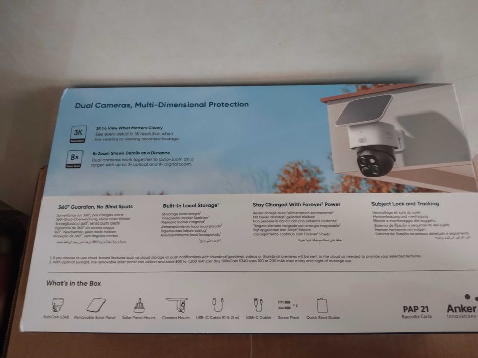 Eufy SoloCam S340 IP-камера