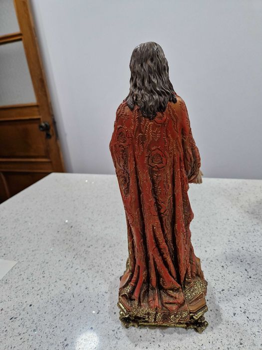 Sagrado Coração de Jesus  em marfinite genuíno