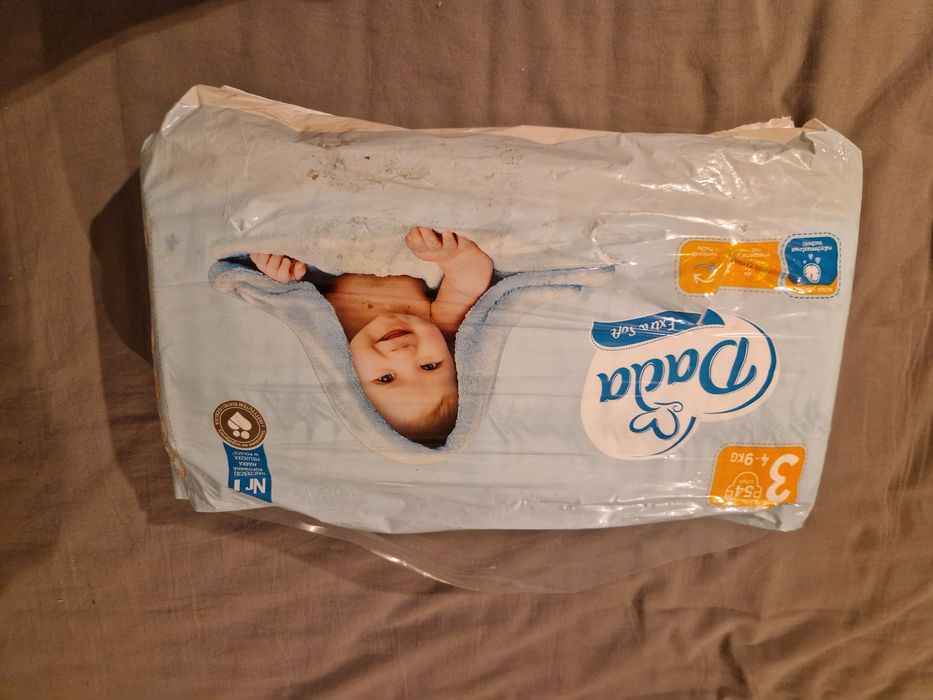 Pampersy DADA extra soft 3 4-9kg 54 sztuki