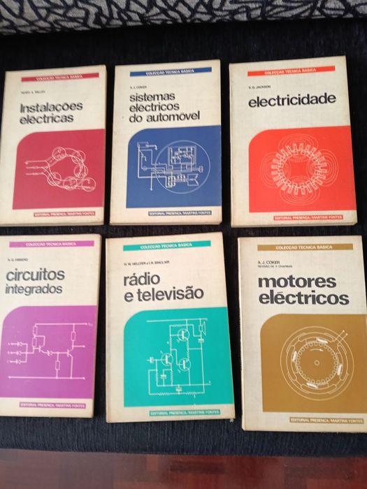 Livros técnicos sobre Electrónica pagamento em numerário zona Lisboa