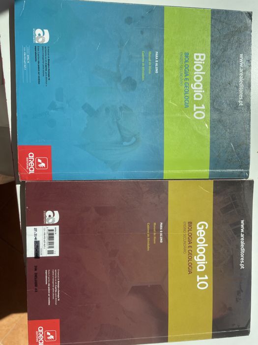 Livros biologia e geologia e caderno de atividades 10° ano areal
