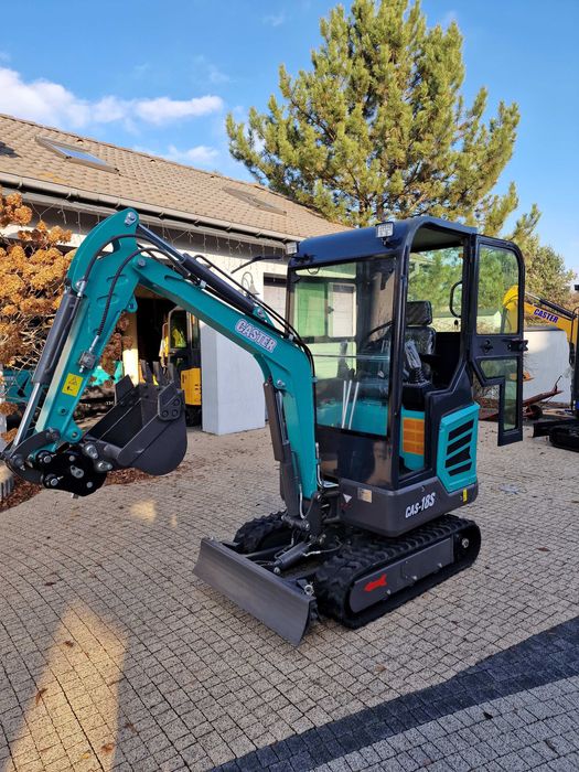 NOWA Minikoparka Caster 18-S Kabina 1800 kg Koparka Silnik Kubota Promocja