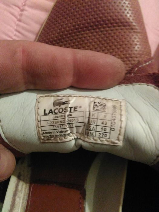 Оригинал Lacoste