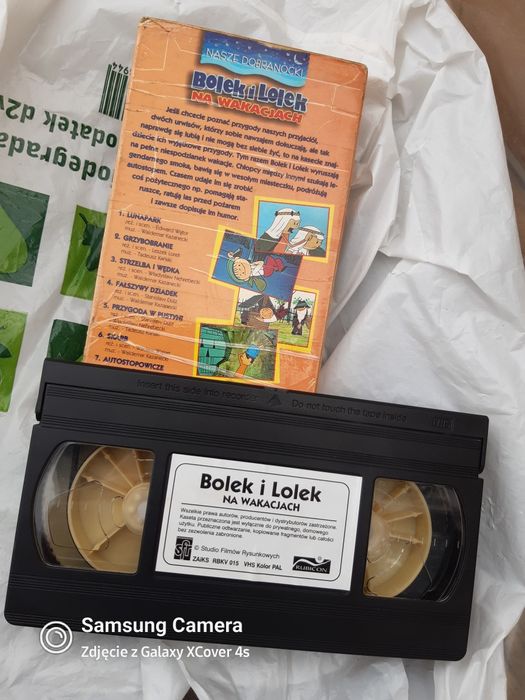 Bolek i Lolek kaseta vhs magnetowid