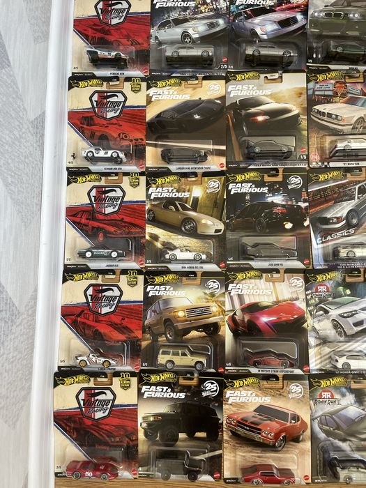Моделі hot wheels premium car culture fast and furious