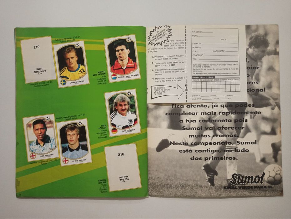 Futebol 92/93 Panini