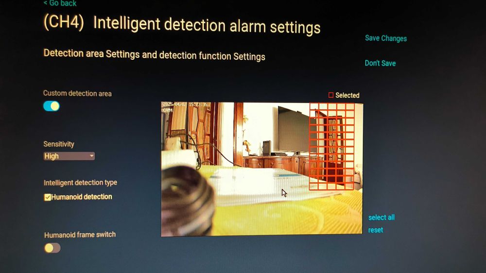 Sistema de Videovigilância CCTV NVR Wi-Fi 4 Câmaras  5MP HISEEU