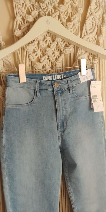Spodnie jeansy capri