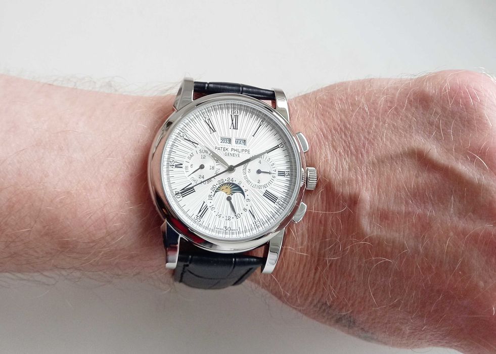 Годинник чоловічий Perpetual calendar (2 кольори)механіка.клас ААА