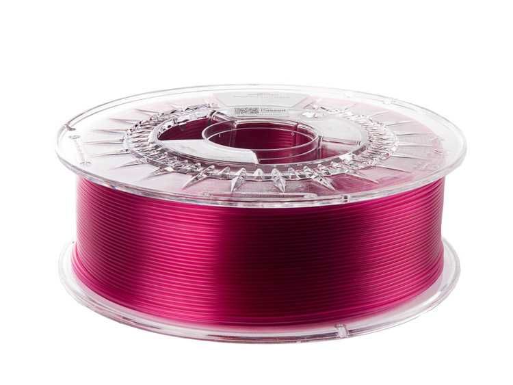 Filament Spectrum PLA CRYSTAL 1.75mm Frozen Berry 0,25kg Transparentny