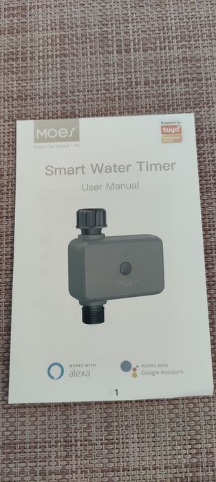Inteligentny zawór do nawadniania ogrodu Tuya