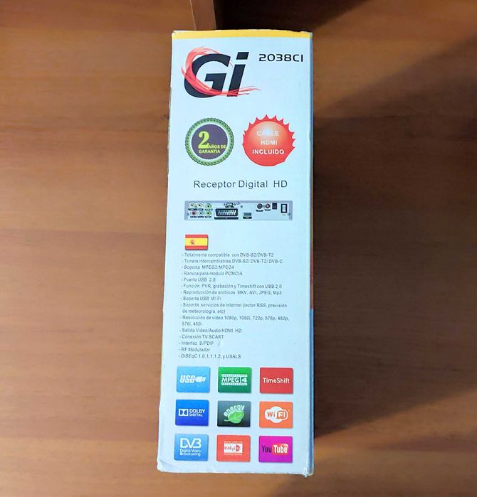 Тюнер Спутниковый GI S-2038 + IPTV, есть слот CI для модулей