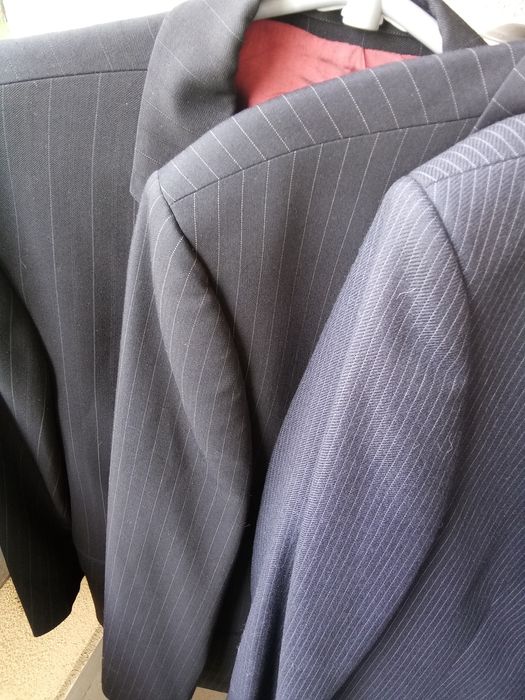 Marynarka męska 182, czarna,  używana, oddam Zielonki koło Krak