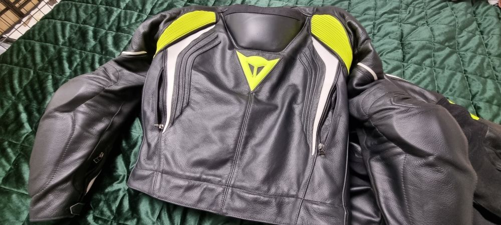Dainese 2pcs kombinezon fluo R52 kombinezon motocyklowy dwuczęściowy
