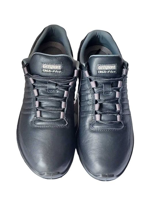Кроссовки Grisport 42811A50 черные кожаные пр-во Италия р-ры 40-45