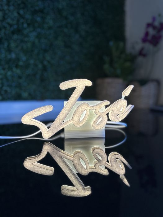 Nomes Letras 3D e Led