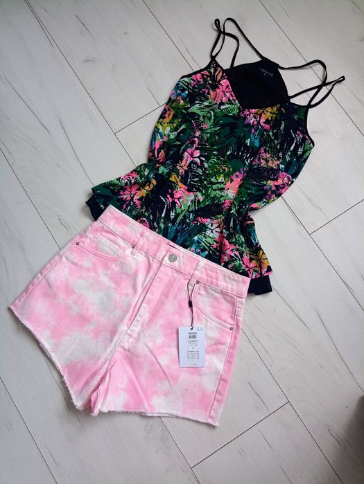Nowe marmurkowe Spodenki S/M