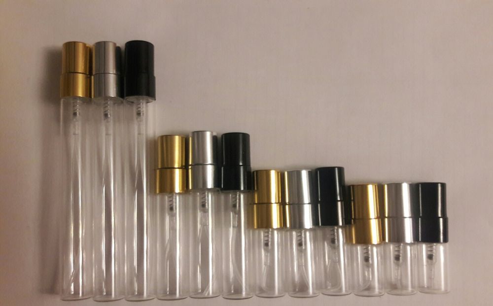 Флакон 1 мл 2 мл 3мл 5 мл 10 мл 15 мл стекло флаконы бутылочки парфюм