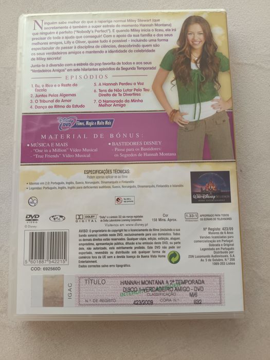 DVD Hannah Montana