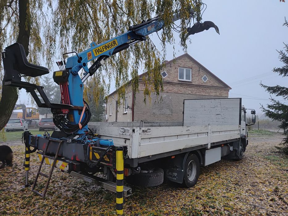 żuraw hds palfinger pk 5800a + chwytak do drewna