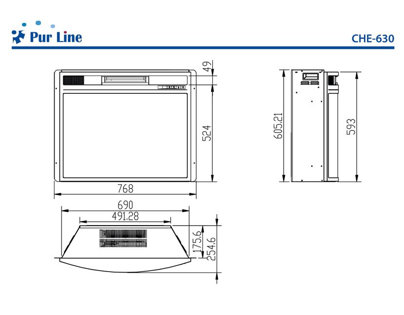 Salamandra elétrica CHE-620