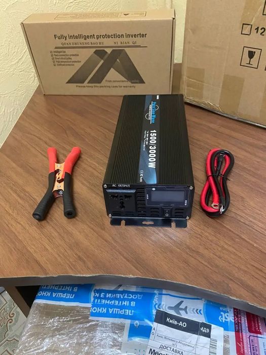 Інвертор Инвертор 12 - 220 V Перетворювач напруги 3000W