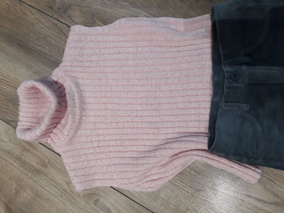 kamizelka benetton bezrękawnik rozm 116/122 cekiny