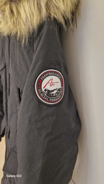 Зимова довга пухова парка Alpinetek (нова, S/M)