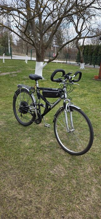 Rower elektryczny 28" amorki wysoka rama 250w (48v 1000w rapid ebikes s1100) ebike erower idealny dla kuriera dostawcy jedzenia (glovo bolt uber eats)