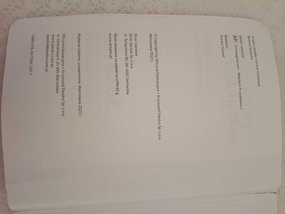 Zbiór zadań maturalnych z matematyki