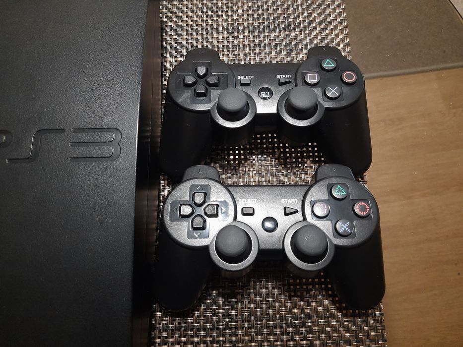 PS3 Slim 500gb +45 игр Gta 5, San Andreas/Mortal/Tekken/Fifa 19...