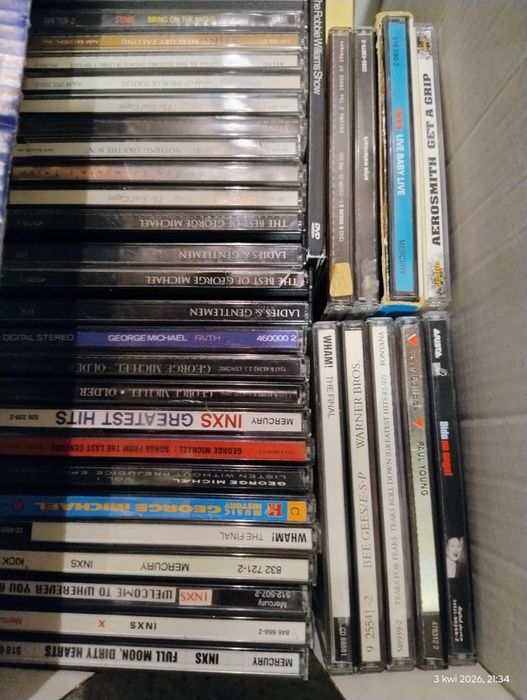 Płyty CD, muzyka lat 80tych